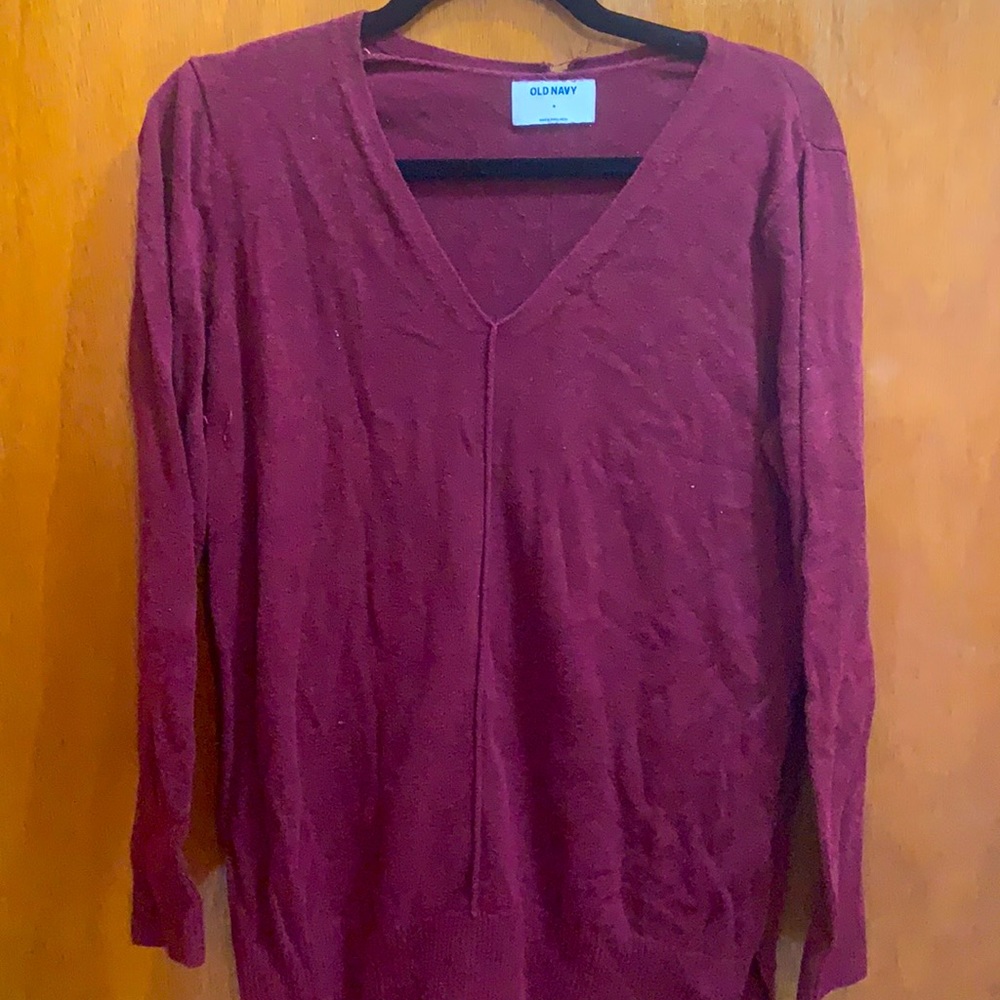 Gently used lot of three tunic length sweaters